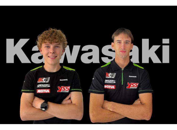 L'équipe MTM Kawasaki rejoindra le championnat du monde de motos sportives avec Xavi Artigas et Loris Veneman